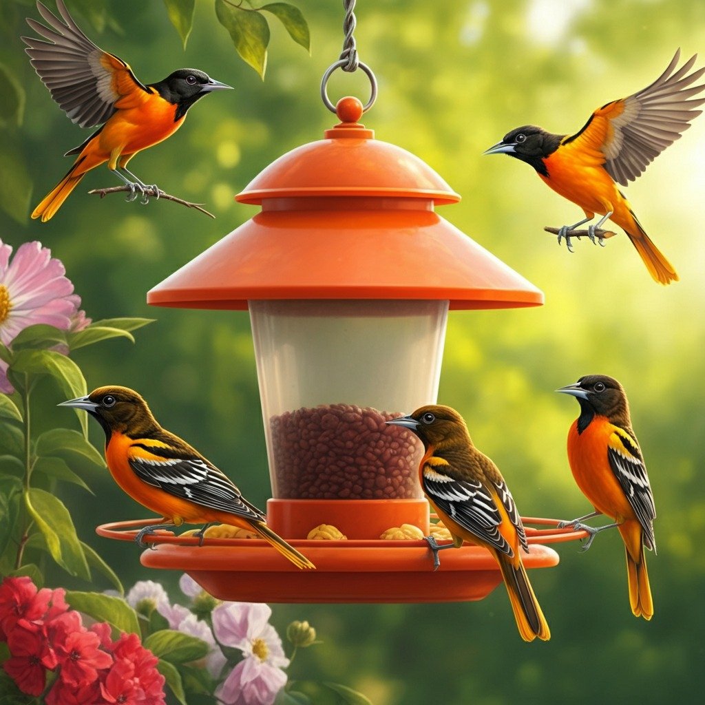 oriole bird feeder