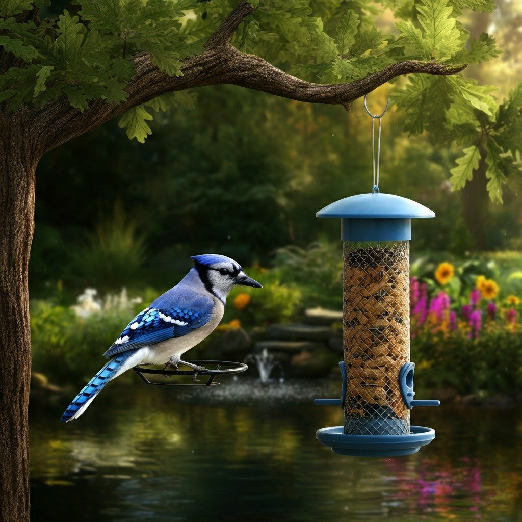 blue jay feeder